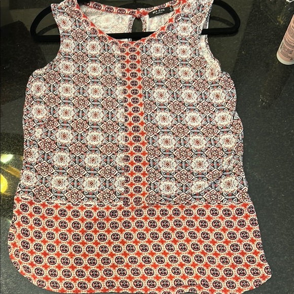 Max Jeans Pink and White‎ Sleeveless Tank Top - Picture 1 of 4